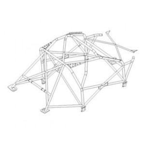 Roll Bar Custom Cages -  Mitsubishi Evo 9