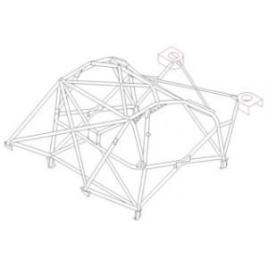 Roll Bar Custom Cages - Subaru Impreza GDB