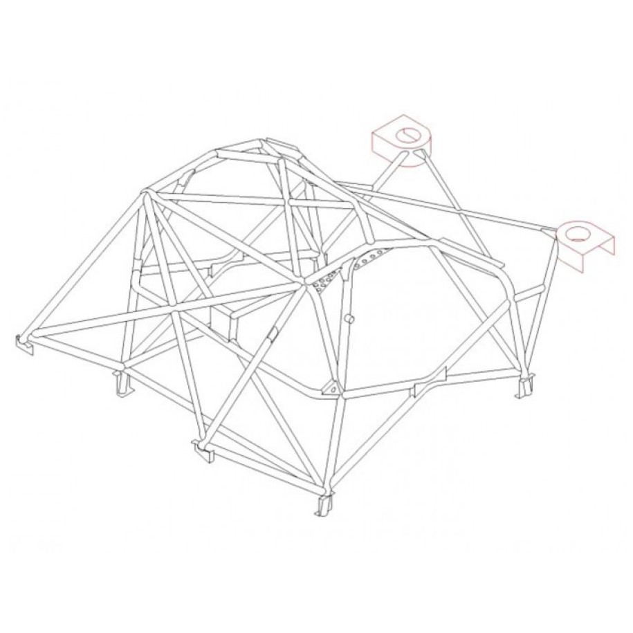 Roll Bar Custom Cages - Subaru Impreza GDB