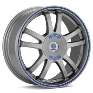 Janta Sparco Rally silver/grey - 4x100 / 7x17"