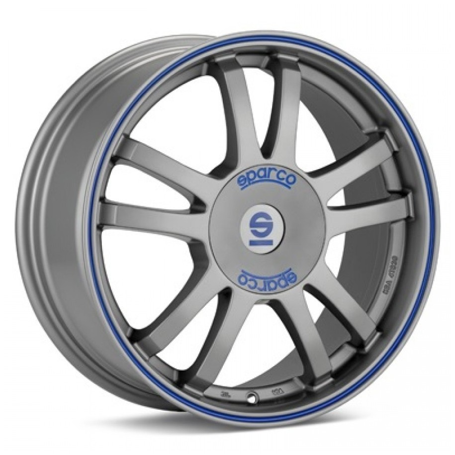 Janta Sparco Rally silver/grey - 4x100 / 7x17"