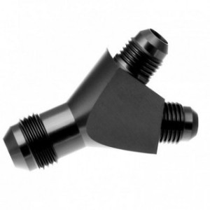 Adaptor Y din aluminiu cu 3 filete D06