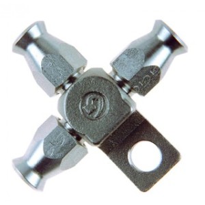Goodridge - adaptor "T" inox (dash3)