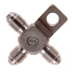 Goodridge adaptor inox "T" cu filet exterior 3/8x24