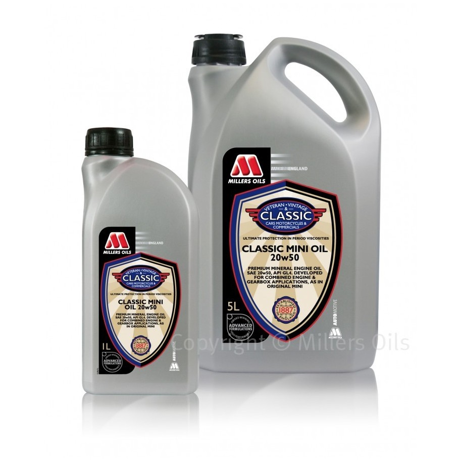 Millers Oils Classic Mini Oil 20W-50