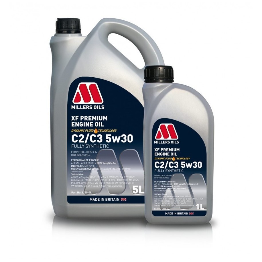 Millers Oils XF Premium C2/ C3 5W-30  5Litri