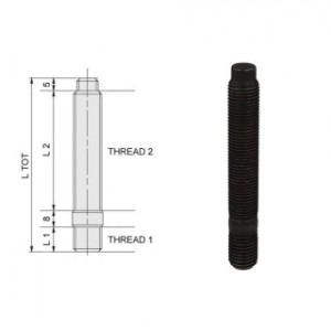 Prezon M12x1.5  - 90mm