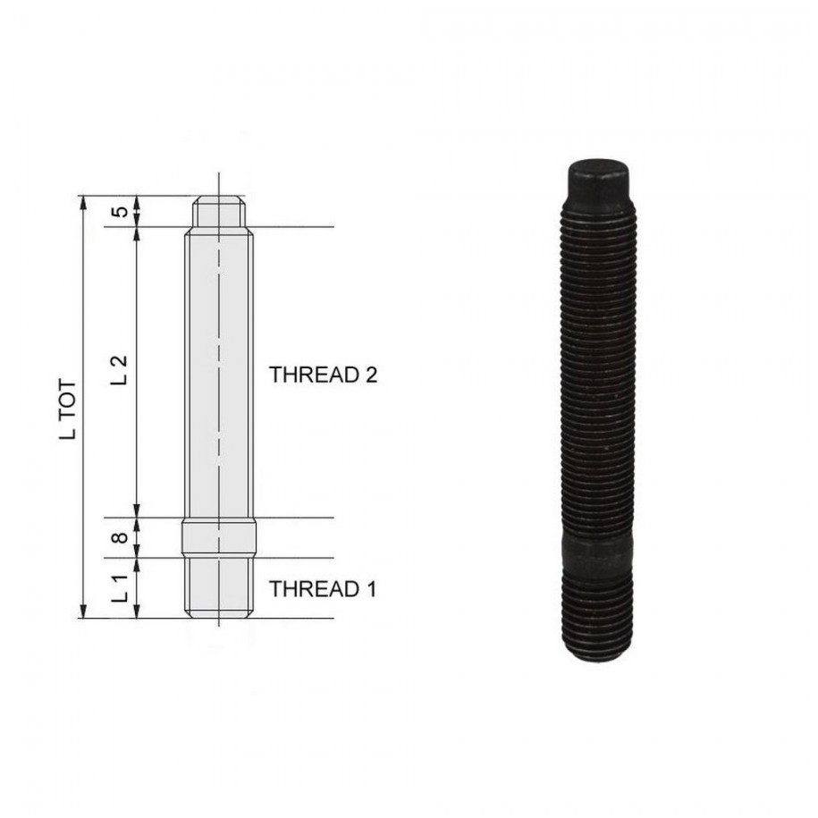 Prezon M12x1.5  - 90mm