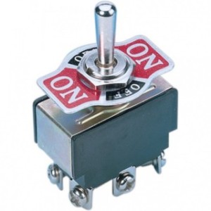Buton On/Off/On cu revenire si indicator