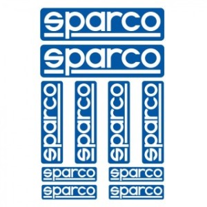 Set Stickers Sparco