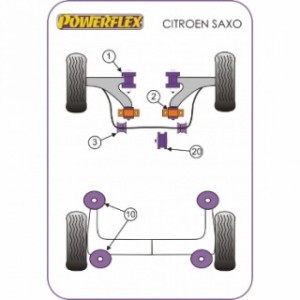 Citroen Saxo - Set bucsi