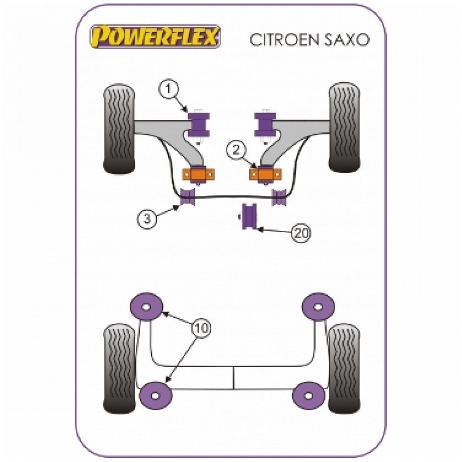 Citroen Saxo - Set bucsi