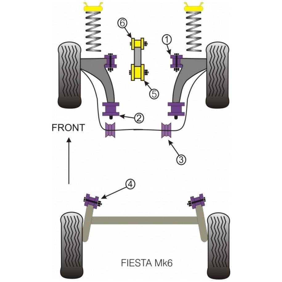 Ford Fiesta Mk6 incl.ST - Set bucsi