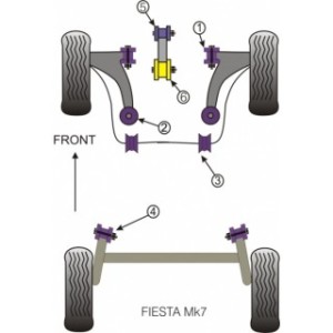 Ford Fiesta Mk7 - Set bucsi