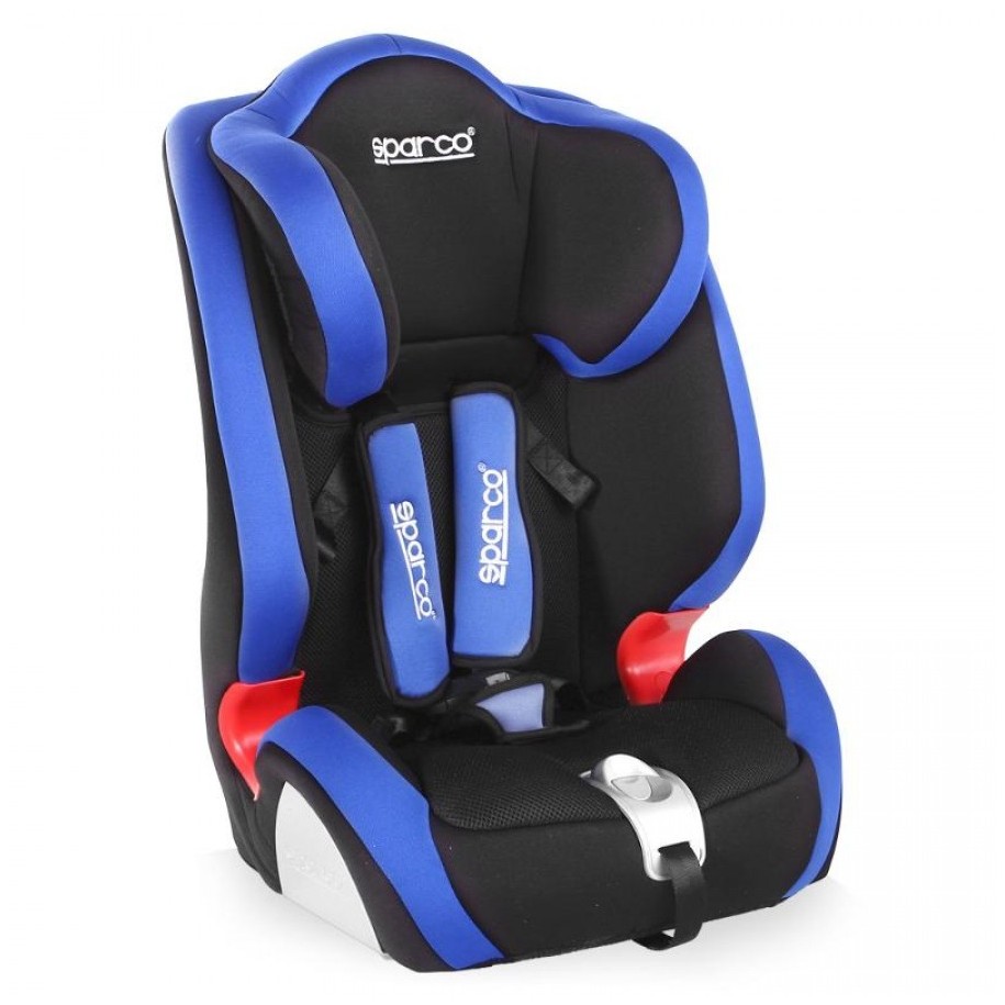 Scaun Sparco F1000i (9-36kg)-albastru