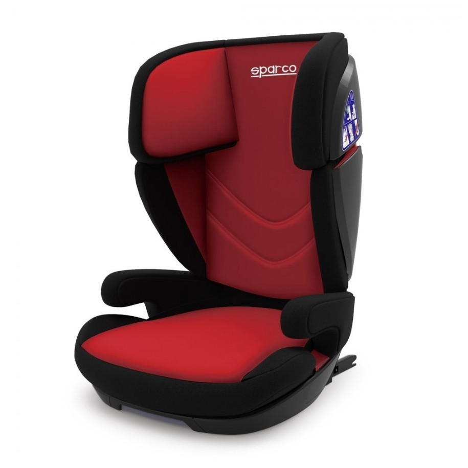 Scaun Sparco F700i (15-36kg) - rosu