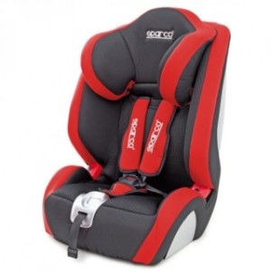 Scaun Sparco F1000i (9-36kg) - rosu