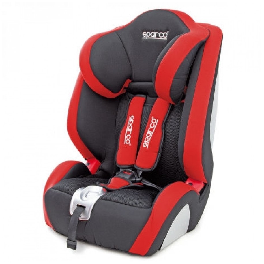 Scaun Sparco F1000i (9-36kg) - rosu