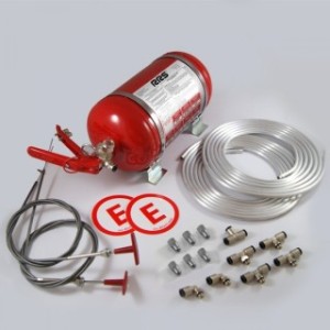 Kit extinctor Ecofirex 4kg - Omologare FIA