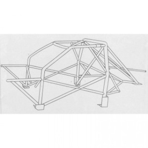 Rollcage Sparco CrMo4 - BMW E36 coupe