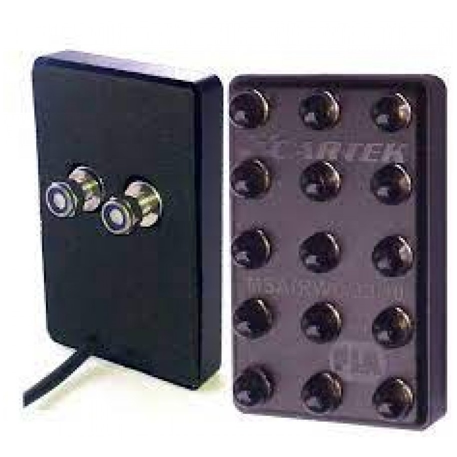 Lampa ploaie LED intermitent patrata Cartek